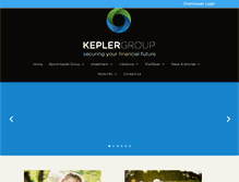 Tablet Screenshot of keplergroup.co.nz